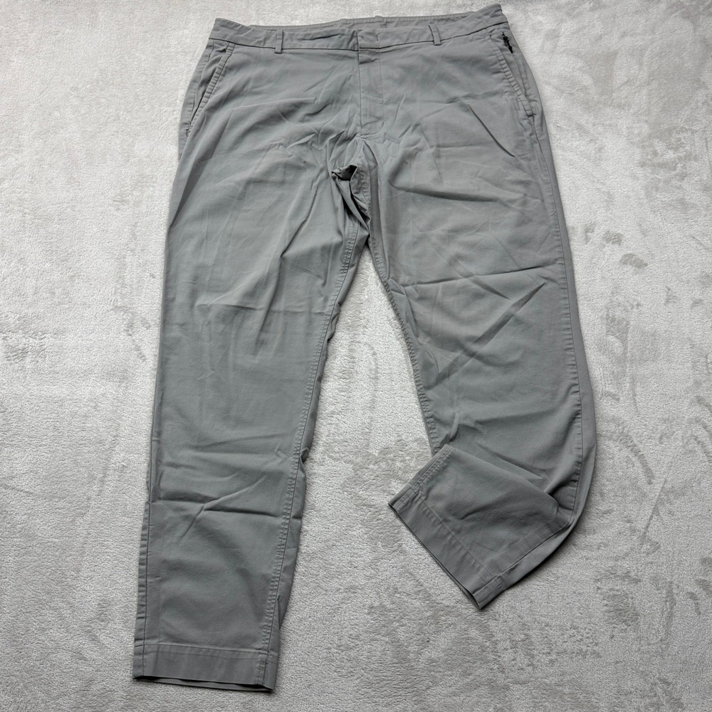 Kit and Ace Technical‎ Trousers Mens 38x32 Grey Stretch Commuter Chino Pants